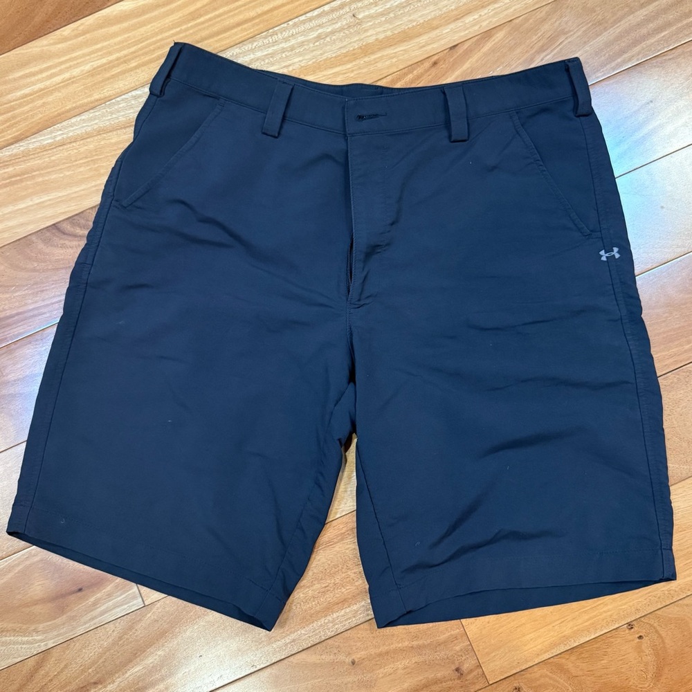 Under Armour Men's Navy Golf Shorts 36